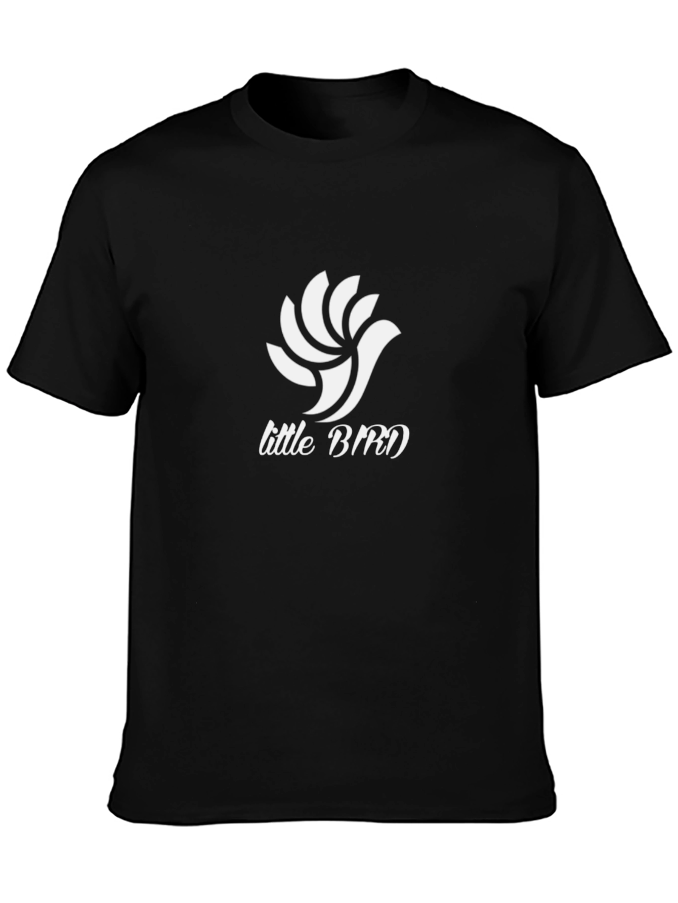 Little Bird Graphic Tee - Stylish Black T-Shirt