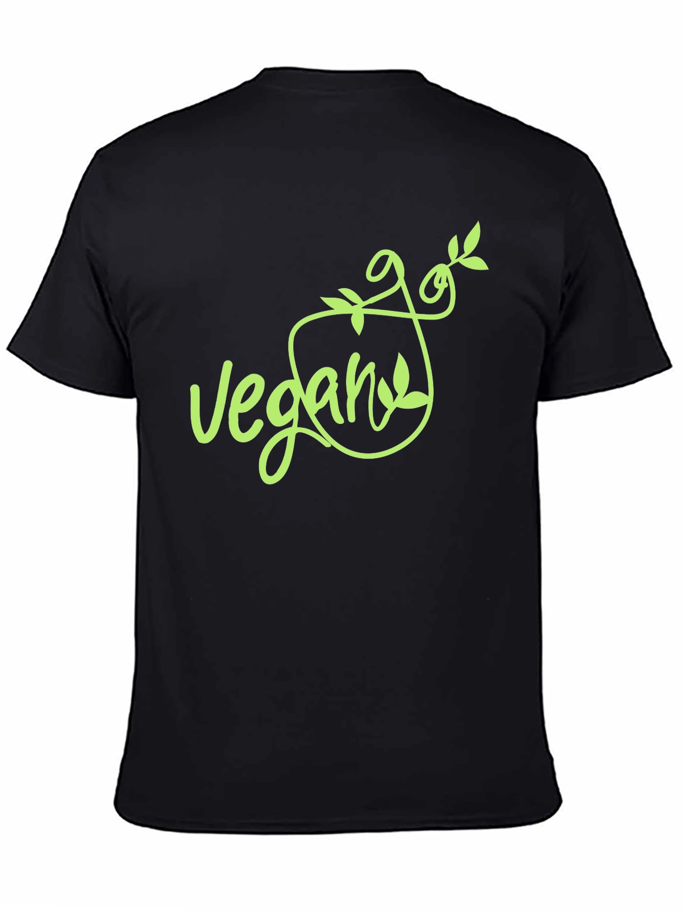 Vegan Graphic Tee - Black T-Shirt